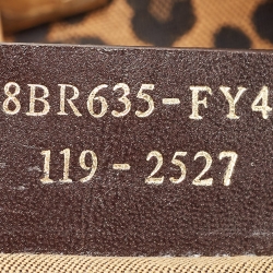 Pre Owned Fendi Tobacco Zucca and Leopard Print Canvas and Leather Large Borsa Chef Hobo