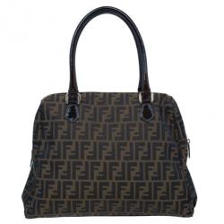 مملوكة مسبقًا حقيبة يد فندي بنقش مونوجرامي زوكا ميا