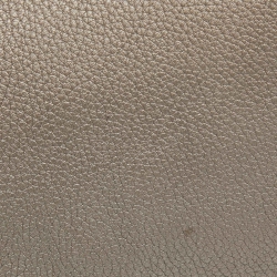 Fendi Metallic Beige Selleria Leather Baguette Bag