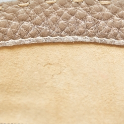 Fendi Metallic Beige Selleria Leather Baguette Bag