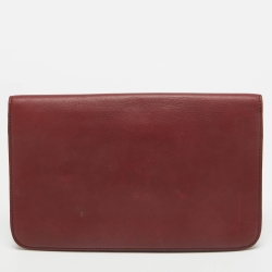 Pre Owned Fendi Multicolor Leather 2Jours Envelope Clutch