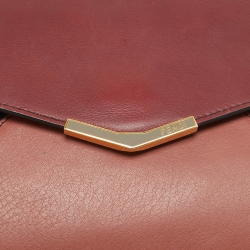 Pre Owned Fendi Multicolor Leather 2Jours Envelope Clutch
