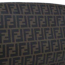 Fendi Tobacco Zucca Spalmati Canvas Messenger Bag