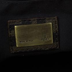 Fendi Tobacco Zucca Spalmati Canvas Messenger Bag