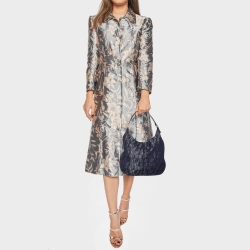 Pre Owned حقيبة فندي قماش زوكينو زرقاء