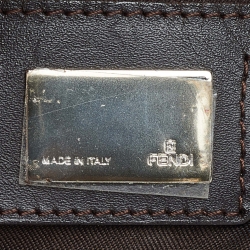 Pre Owned حقيبة فندي قماش زوكينو زرقاء