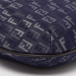 Pre Owned حقيبة فندي قماش زوكينو زرقاء