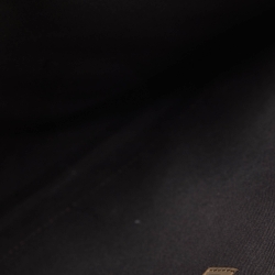 Pre Owned Fendi Beige Leather and Python Embossed Leather Roma Flat Wristlet Pouch