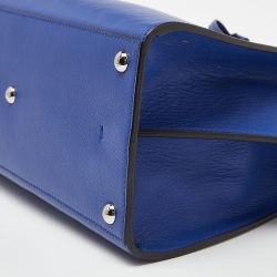 Pre Owned Fendi Blue Leather Medium 3Jours Tote