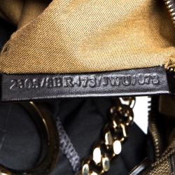 Pre Owned Fendi Tobacco Zucca Canvas Chef Chain Hobo