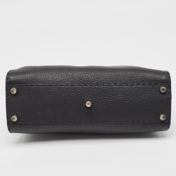 Pre Owned حقيبة فندي بيكابو متوسطة يد علوية جلد بني فاتح