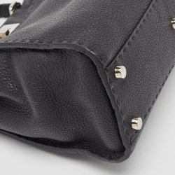 Pre Owned حقيبة فندي بيكابو متوسطة يد علوية جلد بني فاتح