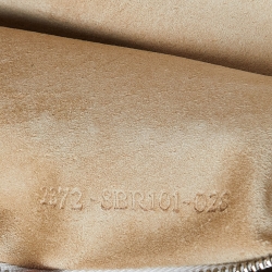 Pre Owned Fendi White Selleria Leather Flap Baguette Bag