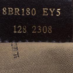 Pre Owned Fendi Tobacco Zucchino Canvas Mini Mama Baguette Bag