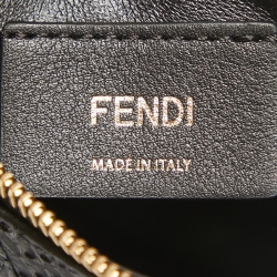 Fendi Black Python Fendigraphy Hobo
