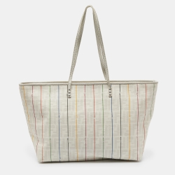 Pre Owned Fendi Multicolor Zucca Coated Canvas Spalmati Roll Shopper Tote