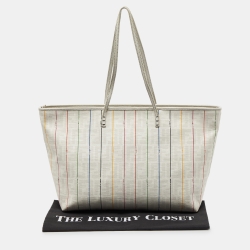 Pre Owned Fendi Multicolor Zucca Coated Canvas Spalmati Roll Shopper Tote