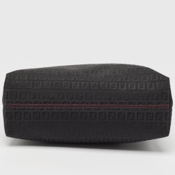 مملوكة مسبقًا Fendi Black/Magenta Zucchino Canvas Grand Shopper Tote