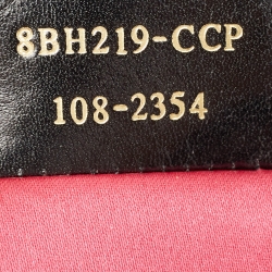 مملوكة مسبقًا Fendi Black/Magenta Zucchino Canvas Grand Shopper Tote