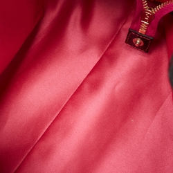 مملوكة مسبقًا Fendi Black/Magenta Zucchino Canvas Grand Shopper Tote