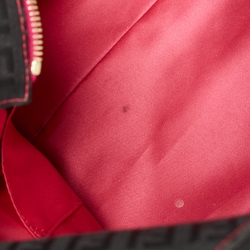 مملوكة مسبقًا Fendi Black/Magenta Zucchino Canvas Grand Shopper Tote