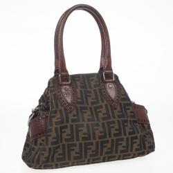 Pre Owned Fendi Zucca du Jour Handbag