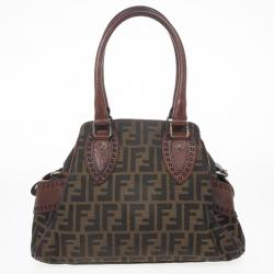 Pre Owned Fendi Zucca du Jour Handbag