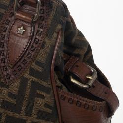 Pre Owned Fendi Zucca du Jour Handbag