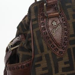 Pre Owned Fendi Zucca du Jour Handbag