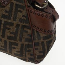 Pre Owned Fendi Zucca du Jour Handbag