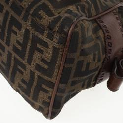 Pre Owned Fendi Zucca du Jour Handbag