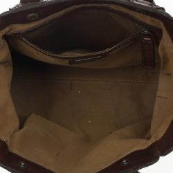 Pre Owned Fendi Zucca du Jour Handbag