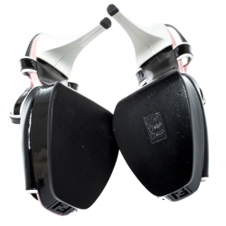 Pre Owned Fendi Tricolor Patent Leather T Strap Peep Toe Platform Sandals Size 38