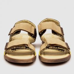 Pre Owned Fendi Zucchino Flat Sandals Size 36