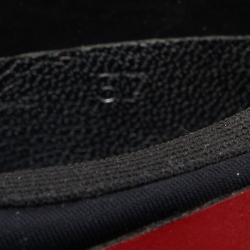 Pre Owned Fendi Tri-Color Stretch Nylon, Mesh and Zucca Print Velvet Runaway Slip-On Sneakers Size 37