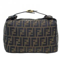 Fendi Zucca FF Cosmetic Bag - Brown Cosmetic Bags, Accessories - FEN285154