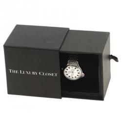 Fendi Silver Stainless Steel Crazy Carats Women's Wristwatch 38mm