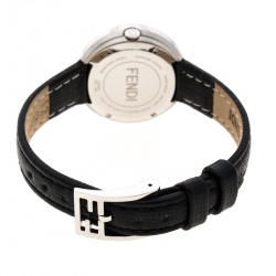 Pre Owned Fendi White Stainless Steel My Way 35000S Women's Wristwatch 28 mm