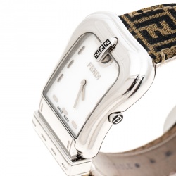 Fendi Mother of Pearl Stainless Steel B.Fendi 3800G Women's Wristwatch 33 mm