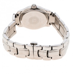Pre Owned Fendi Black Stainless Steel 210L Women's Wristwatch 26 mm