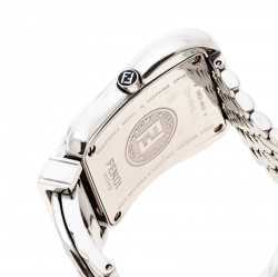 Fendi White Mother of Pearl Stainless Steel And Diamond B. Fendi 3800G Women's Wristwatch 33mm