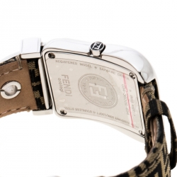 Pre Owned Fendi Mother of Pearl Stainless Steel B.Fendi 3800G Women's Wristwatch 33 mm