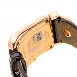 Pre Owned Fendi White Mother of Pearl Rose Gold Plated Stainless Steel 3800G Women's Wristwatch 33 mm