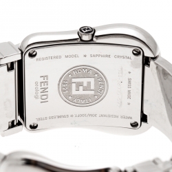 Pre Owned Fendi Black Stainless Steel B.Fendi 3800G Women's Wristwatch 33 mm