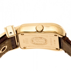 Pre Owned Fendi White Mother of Pearl Gold Plated Stainless Steel B.Fendi 3800L Women's Wristwatch 23 mm