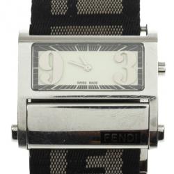 Fendi Cream Zip Code Womens Wristwatch 32 MM