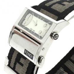 Fendi Cream Zip Code Womens Wristwatch 32 MM