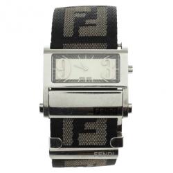 Fendi Cream Zip Code Womens Wristwatch 32 MM