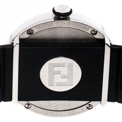 Pre Owned Fendi Black Stainless Steel 8010 G Women's Wristwatch 36MM