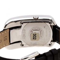 Pre Owned Fendi White Stainless Steel Chameleon Women's Wristwatch 29 MM